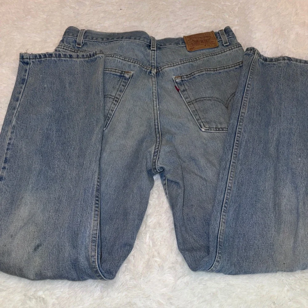Levi's 550 Jeans Mens 38x32 Blue Excellent Vintage 90s Made in USA Relaxed Fit